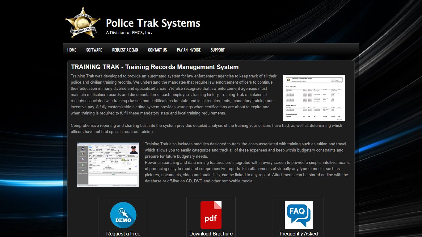 Training Records Management System - Police Trak