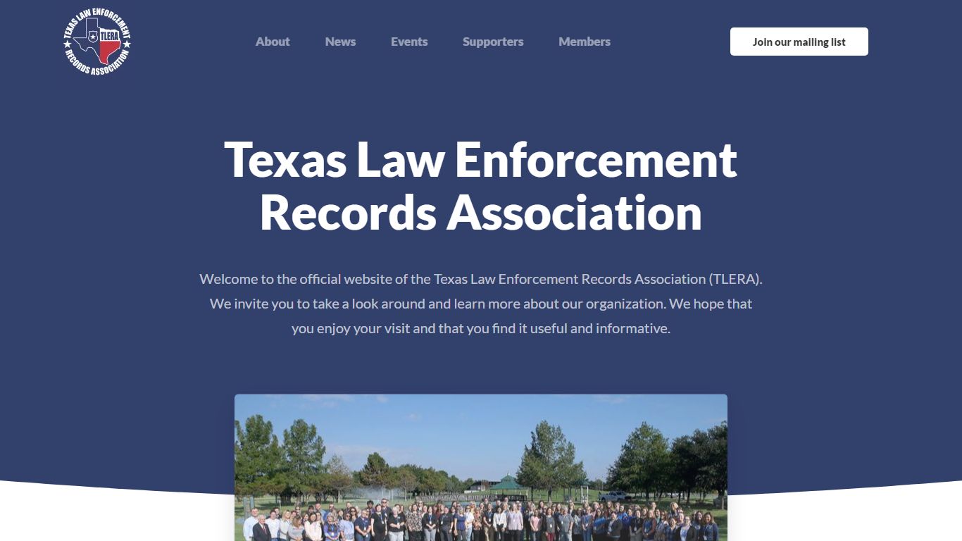 Texas Law Enforcement Records Association - TLERA